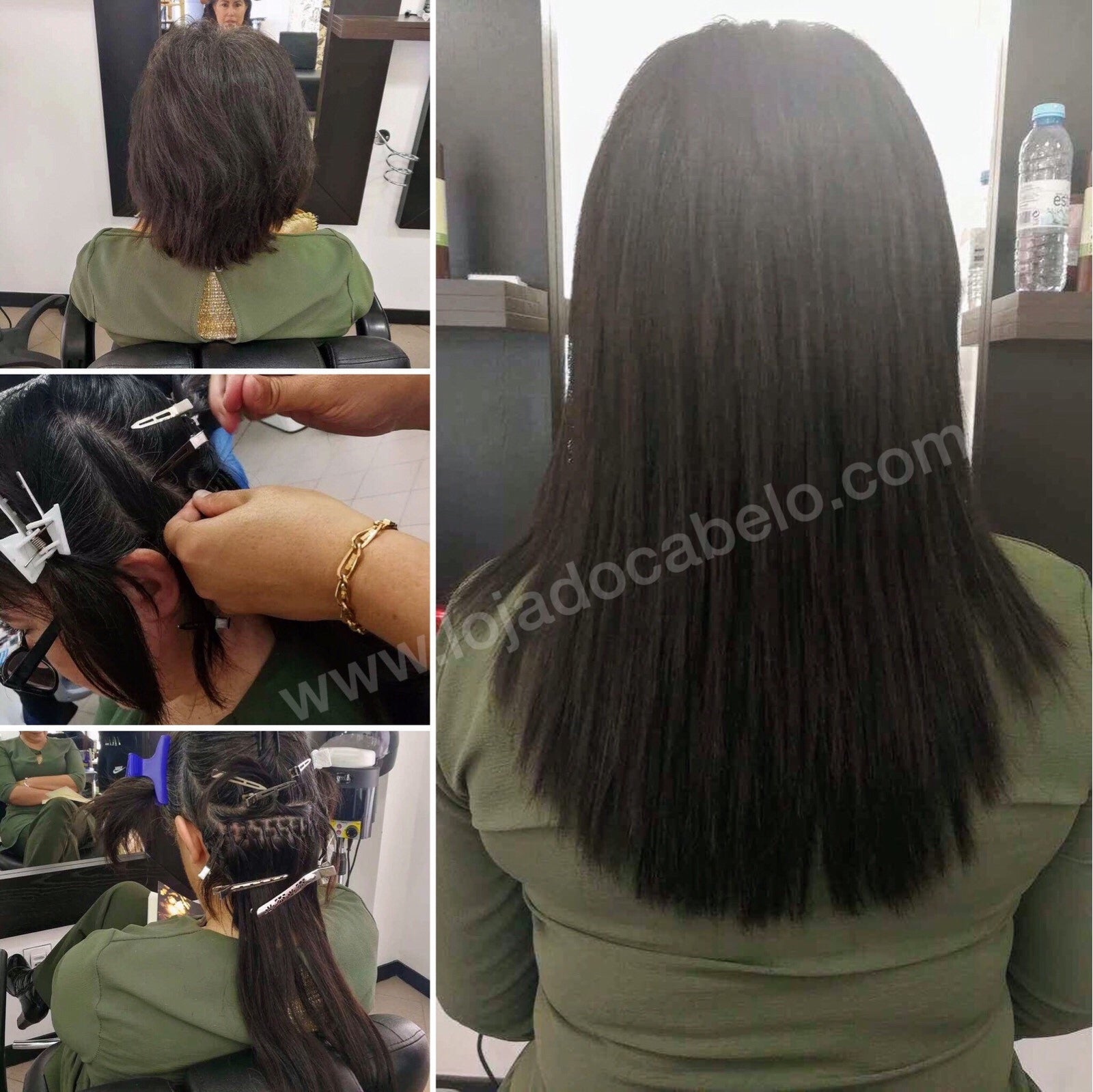 Extensões de Cabelo Natural Liso