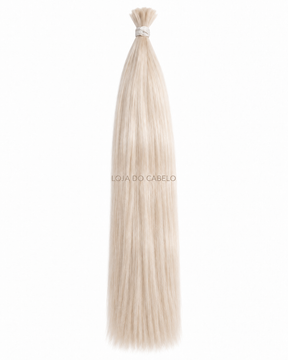 Cabelo solto liso 60 cm · Cor #60ASH — cabelo humano Remy, com pontas cheias.