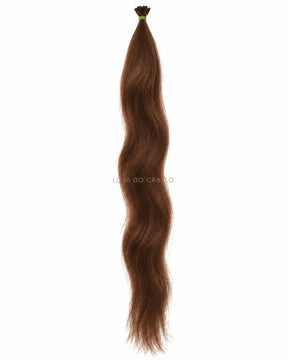 Cabelo com queratina ondulado 60 cm · Cor #33b
