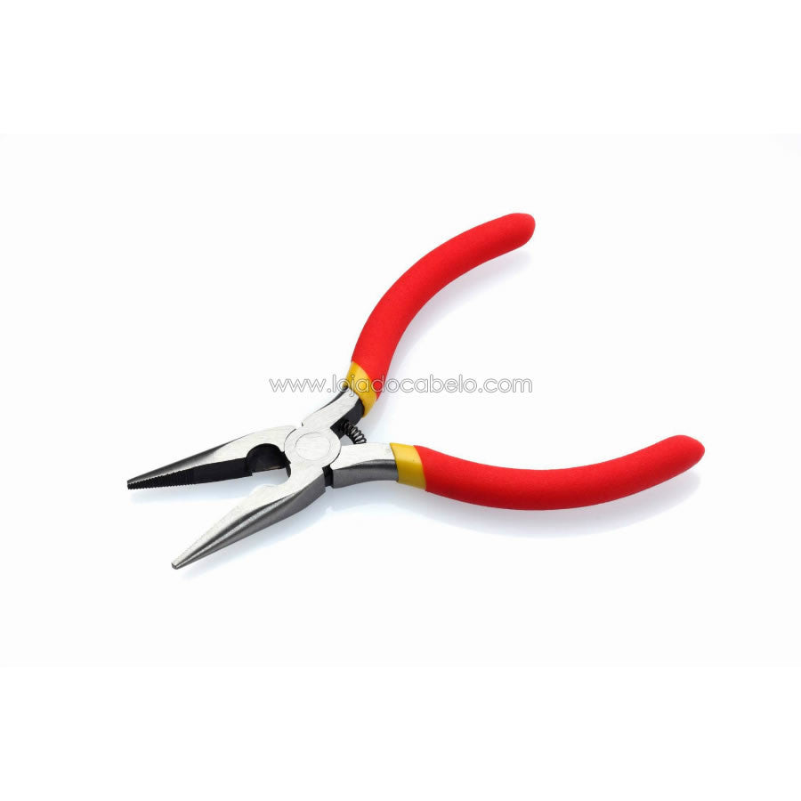 Alicate para colocar e remover extensões de cabelo com anilhas