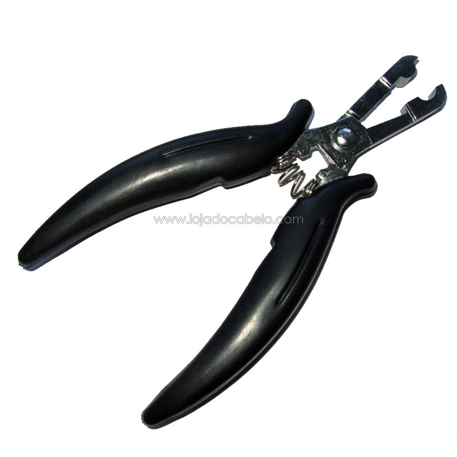 Alicate para colocar extensões de cabelo com queratina