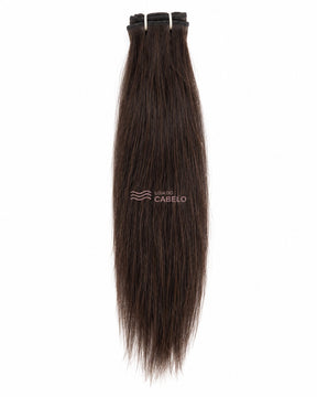Cabelo em banda liso 40 cm · Cor #1b