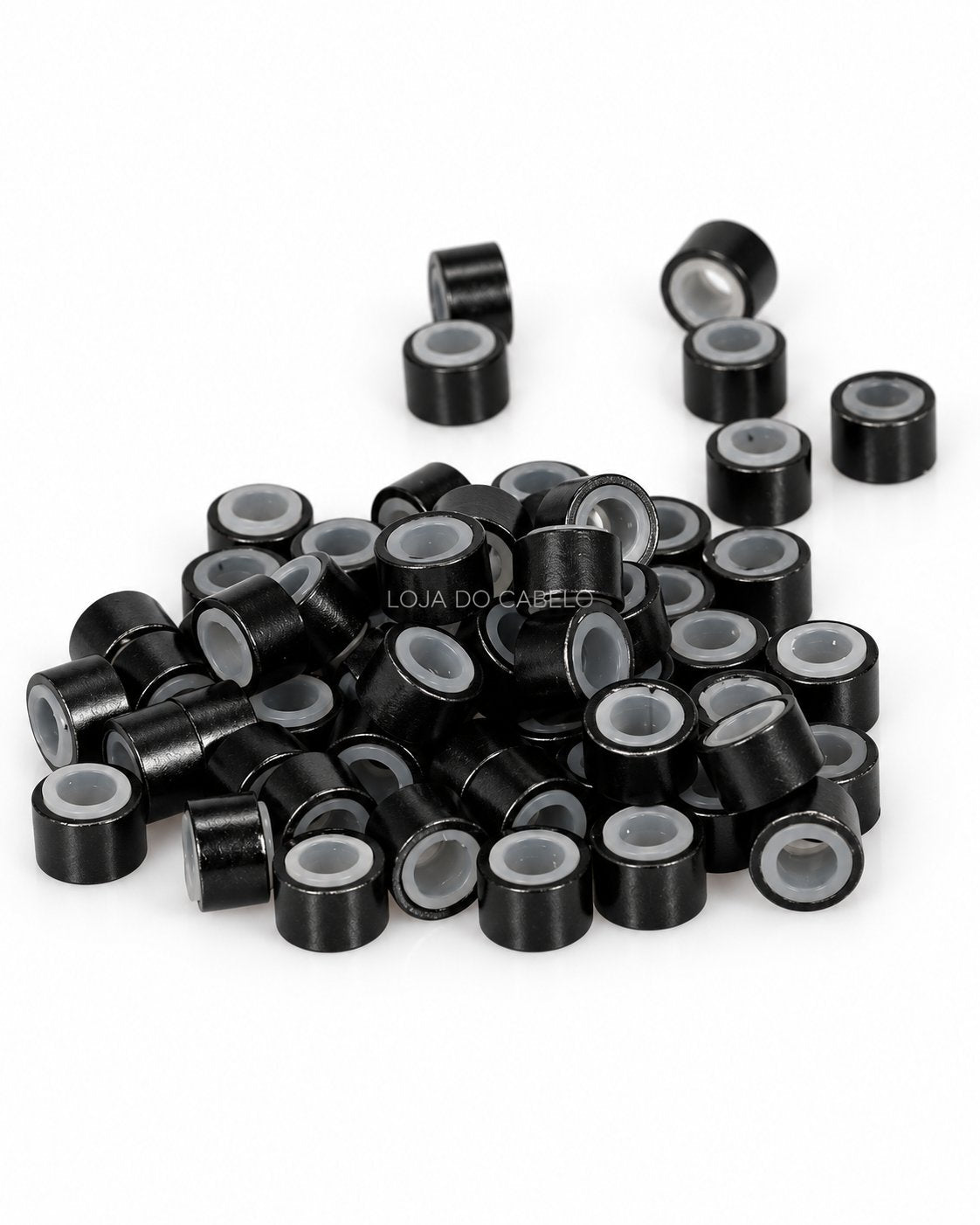 Anilhas com silicone pretas