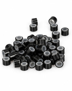 Anilhas com silicone pretas